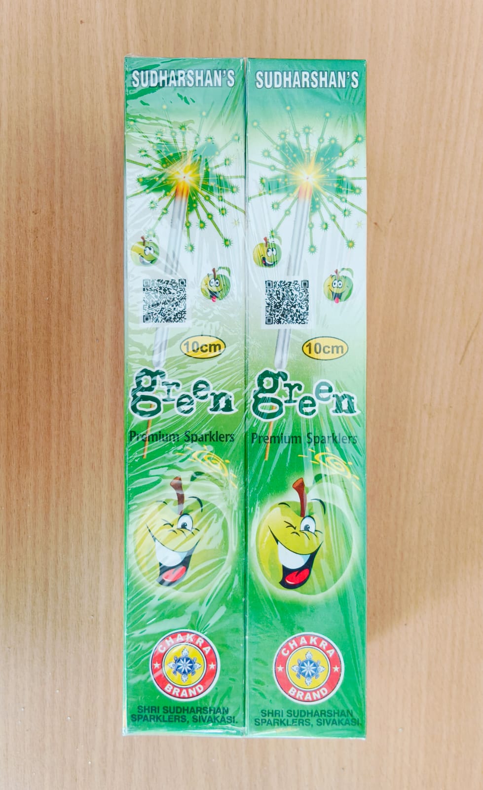 10 Cm Green Sparklers